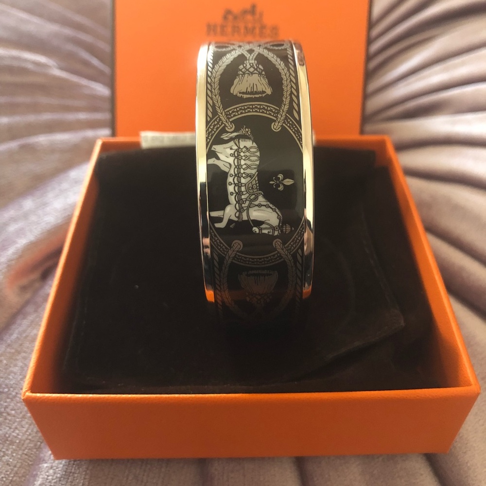 BRAND NEW HERMES π Grand Apparat 2 bangle - Picture 7 of 8